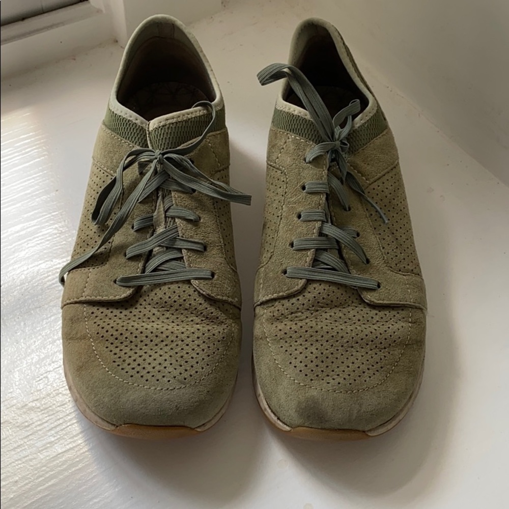 Dansko Green Suede Sneaker